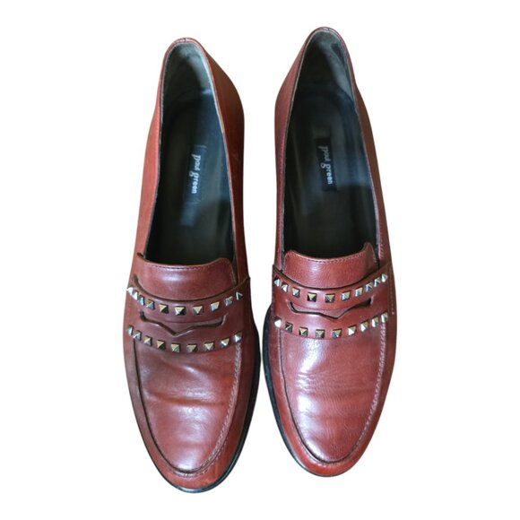Ladies Paul Green Sofia Studded Loafers - Picture 2 of 8